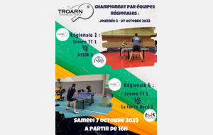 Championnat par équipes Régional J2