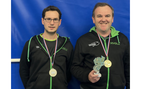 Podium du tournoi vétérans du 30/10/2021